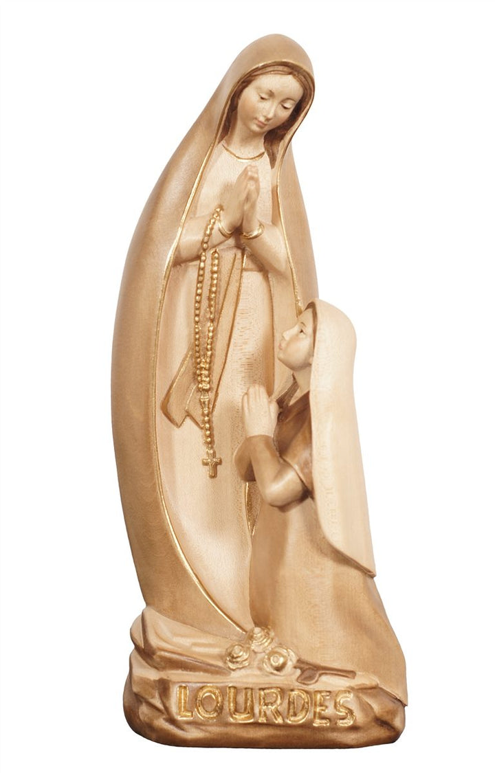 Our Lady of Lourdes with Bernadette modern style