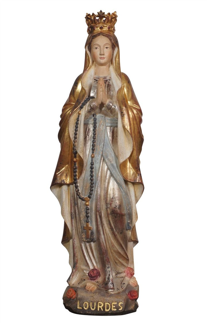 Our Lady of Lourdes with Crown Statue