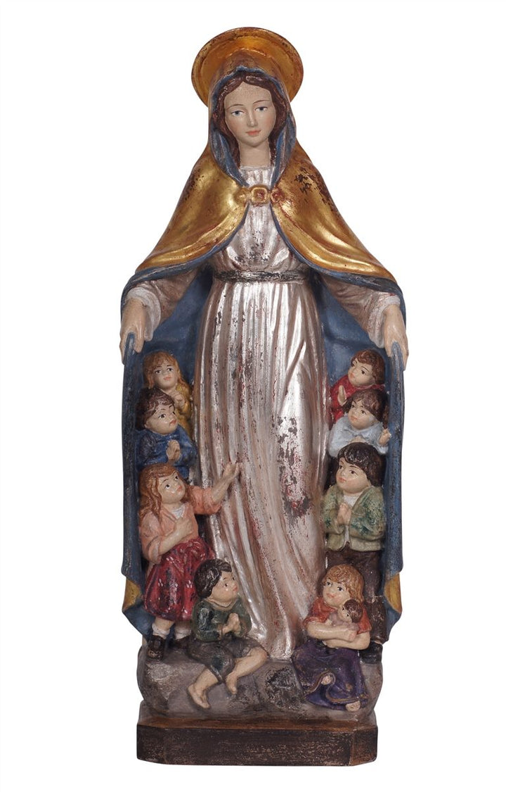 Blessed Mother with Children of the World Statue