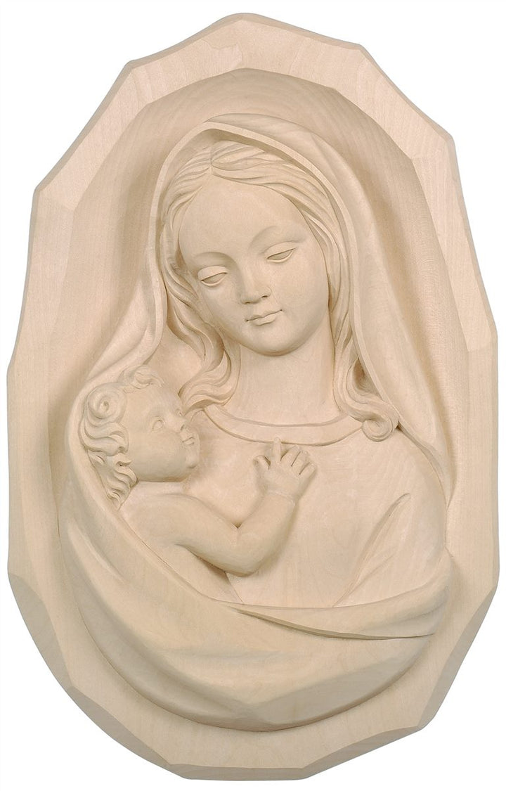 Madonna with Child Relief Wall Statue