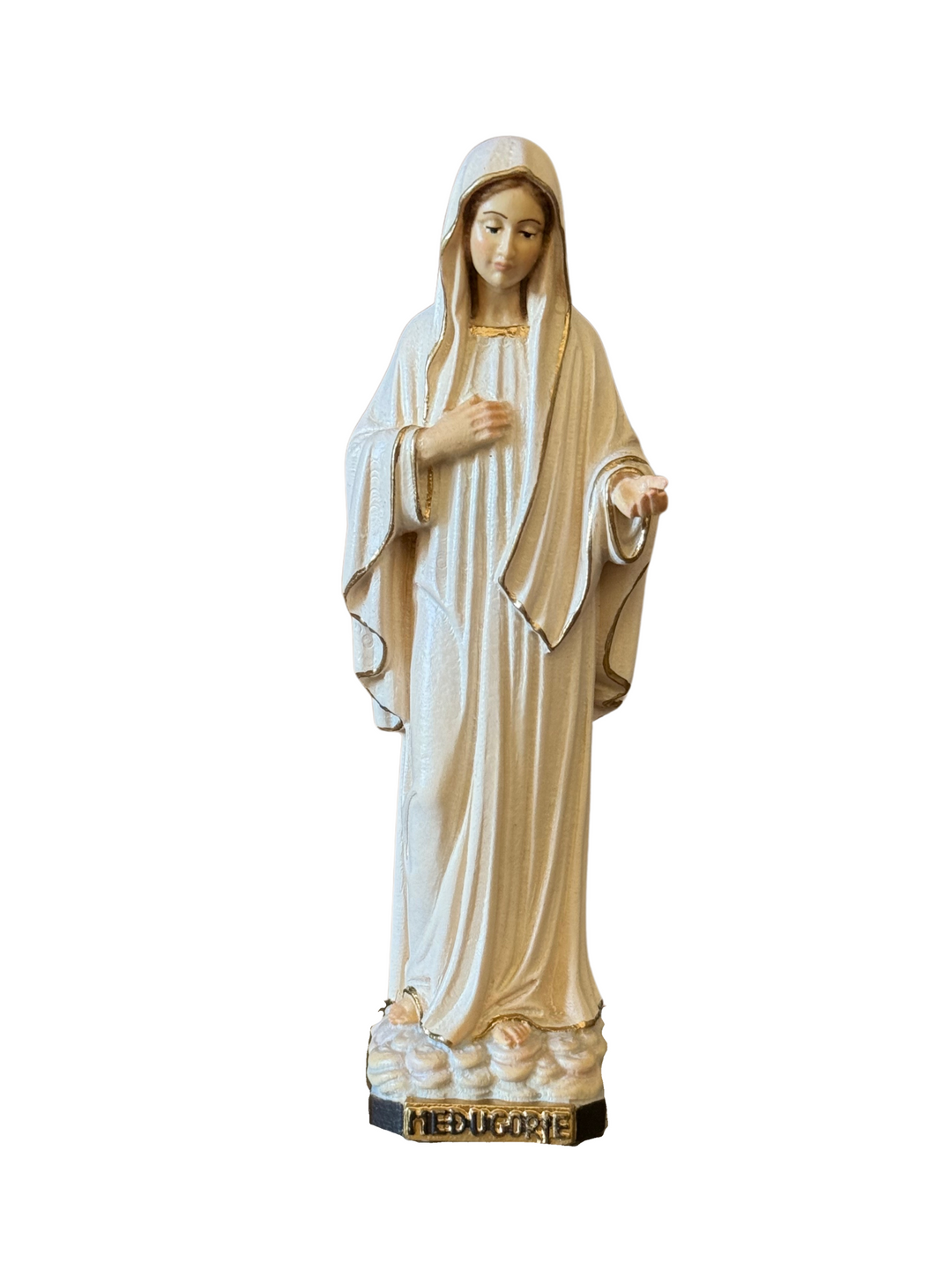 Our Lady of Medjugorie Statue without Church  Regina Pacis Queen of Peace 7" In Stock and Ready to Ship