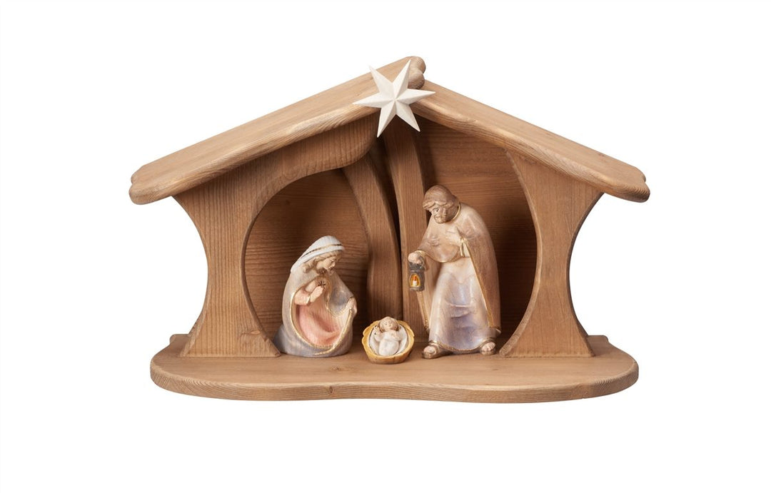 PEMA Nativity Set Stable Luce for Holy Family 5 or 9 Piece Sets