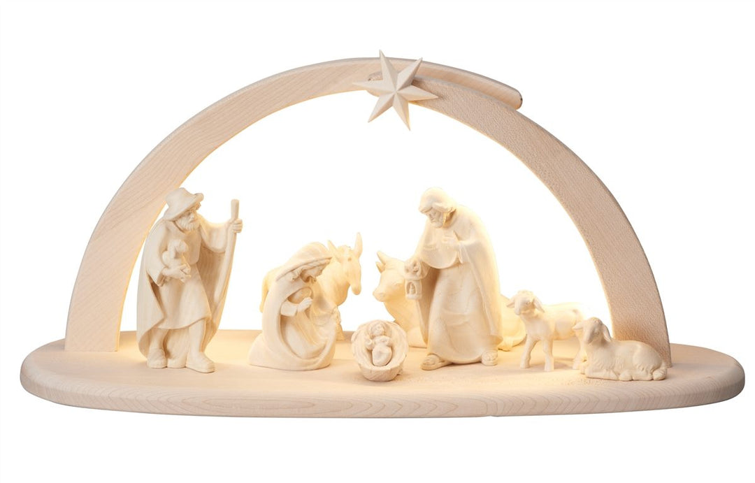 PEMA Nativity - Stable Leonardo with Lighting 10 or 16 Piece Sets