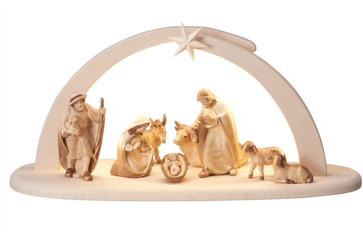 PEMA Nativity - Stable Leonardo with Lighting 10 or 16 Piece Sets