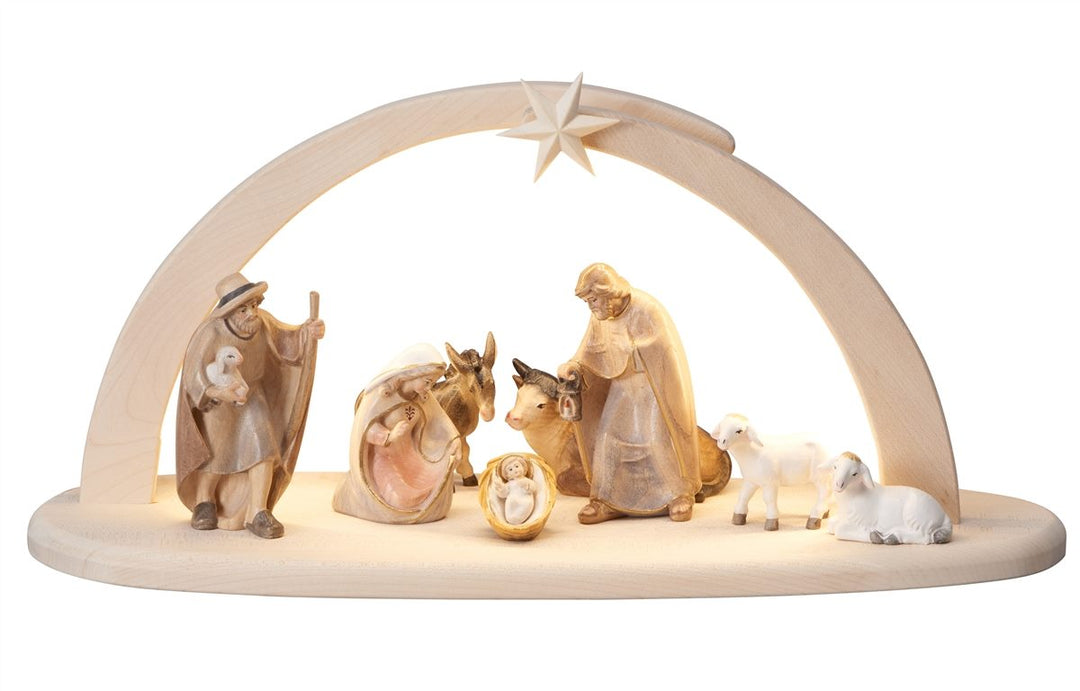 PEMA Nativity - Stable Leonardo with Lighting 10 or 16 Piece Sets