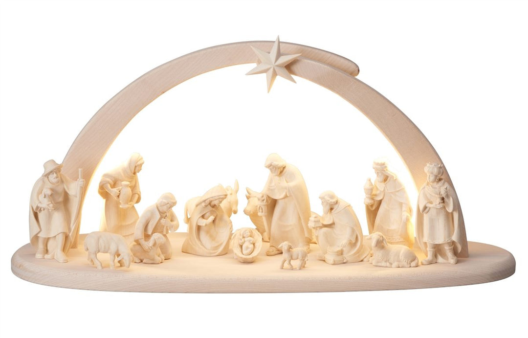 PEMA Nativity - Stable Leonardo with Lighting 10 or 16 Piece Sets
