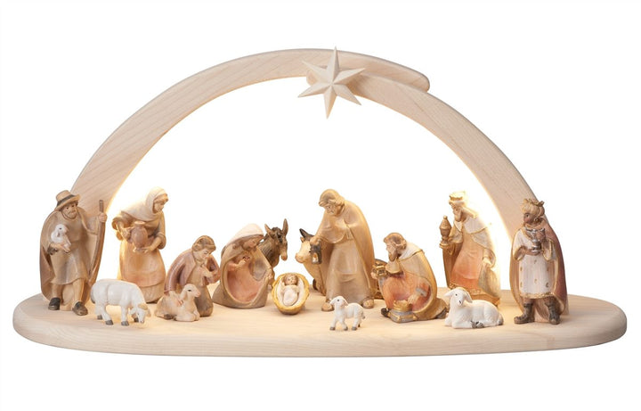 PEMA Nativity - Stable Leonardo with Lighting 10 or 16 Piece Sets