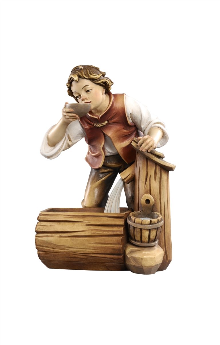 Kostner Nativity Scene Boy with Well 5" Scale One Available Ready to Ship
