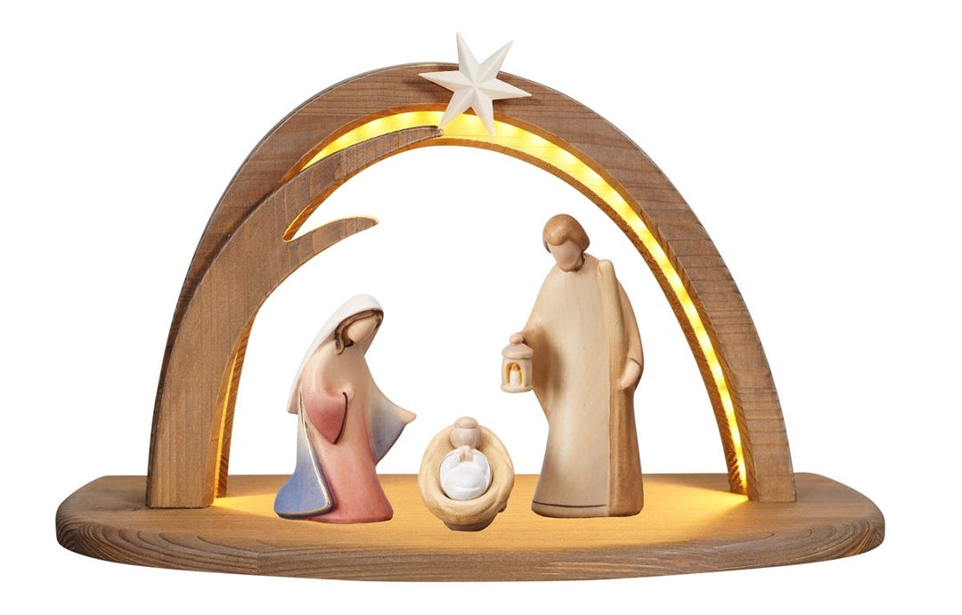 Leonardo Nativity sets - Stable Stella Lighted 5 or 10 Piece Sets