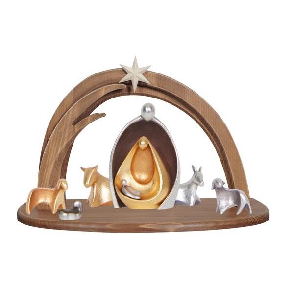 Nativity Ambiente Design 8 pcs - Stable Stella