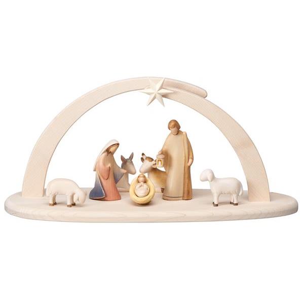 Leonardo Nativity sets - Stable Leonardo with Lighting 9, 13, 16 and 21 Piece Sets