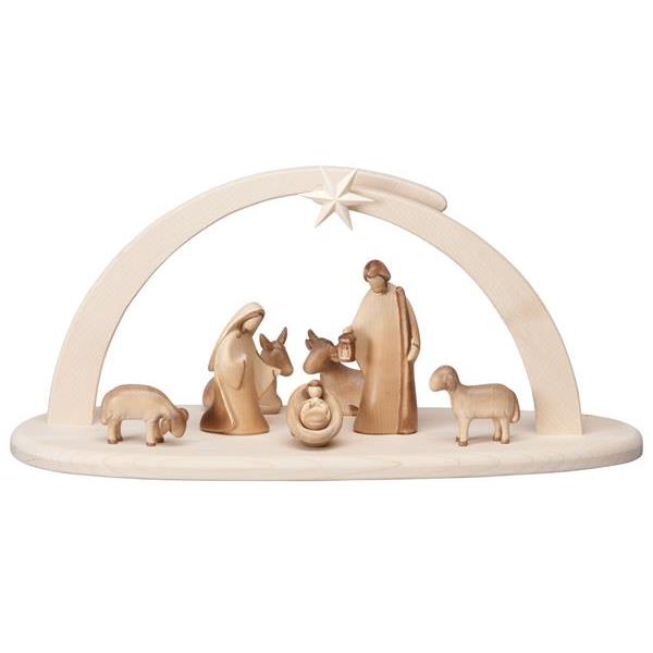Leonardo Nativity sets - Stable Leonardo with Lighting 9, 13, 16 and 21 Piece Sets