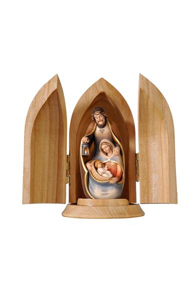 PEMA Holy Family Nativity Sculpture in Niche