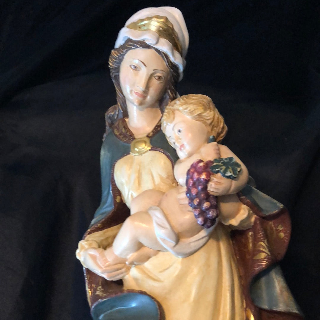 Saint Mary with Infant Jesus Statue 23"- Discontinued PEMA Design- Last One- Clearance Pricing