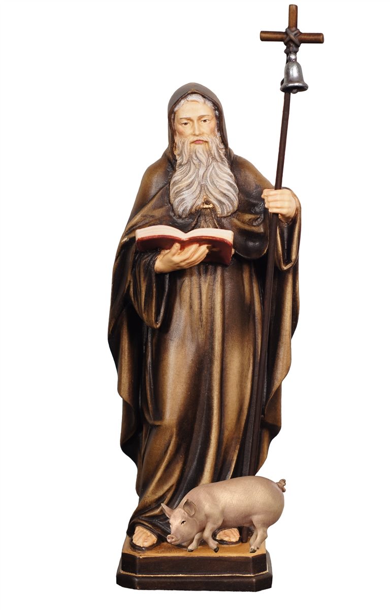St. Anthony the Abbot with Pig Statue
