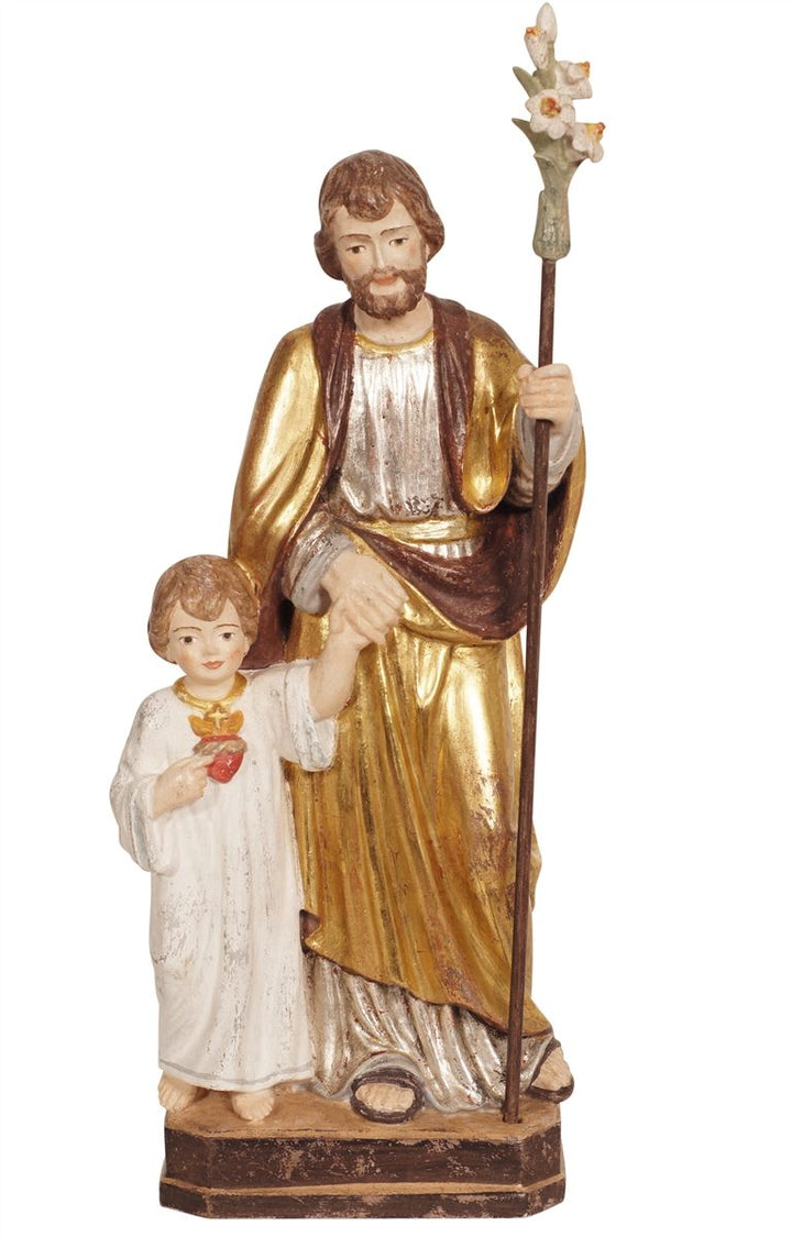 Saint Joseph with Jesus as Boy