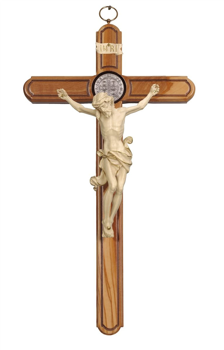 Cross St.Benedict Olive Tree with Corpus Leonardo