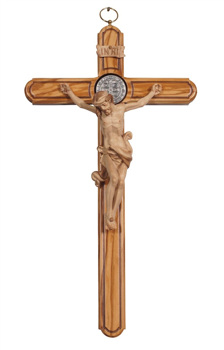Cross St.Benedict Olive Tree with Corpus Leonardo