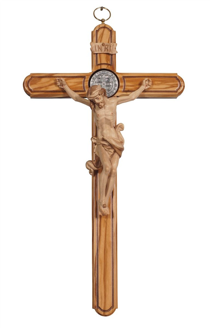 Cross St.Benedict Olive Tree with Corpus Leonardo