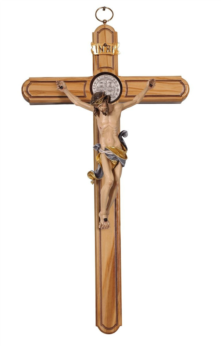 Cross St.Benedict Olive Tree with Corpus Leonardo