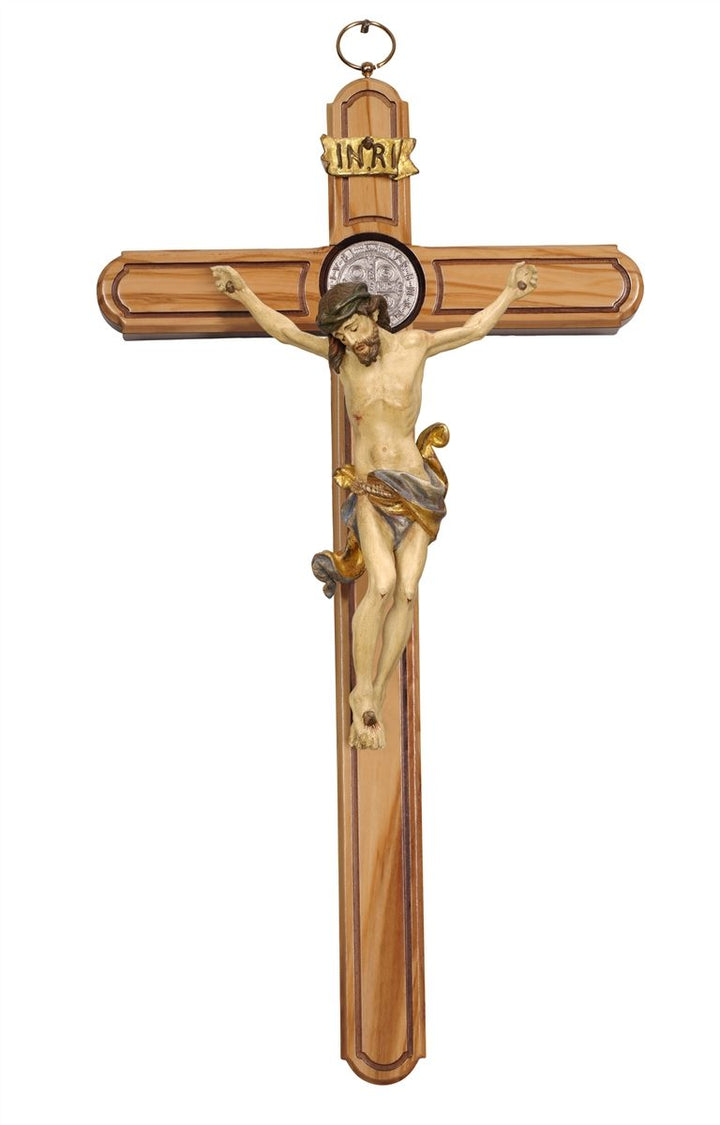 Cross St.Benedict Olive Tree with Corpus Leonardo