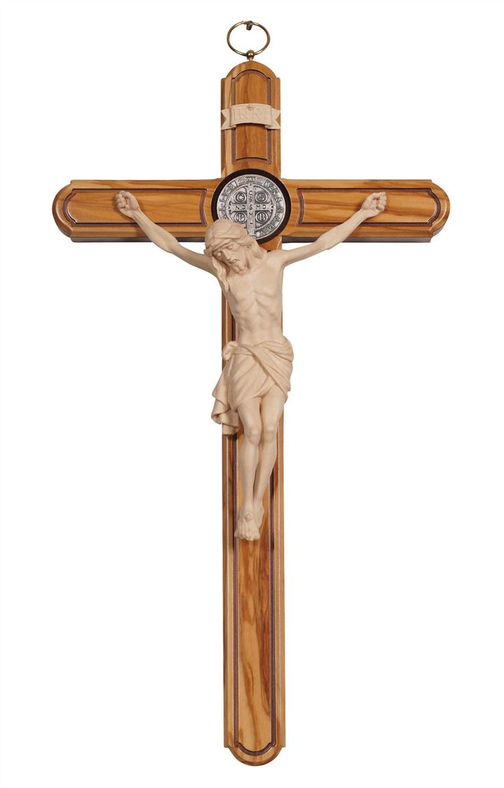 Cross St.Benedict Olive Tree with Corpus Siena
