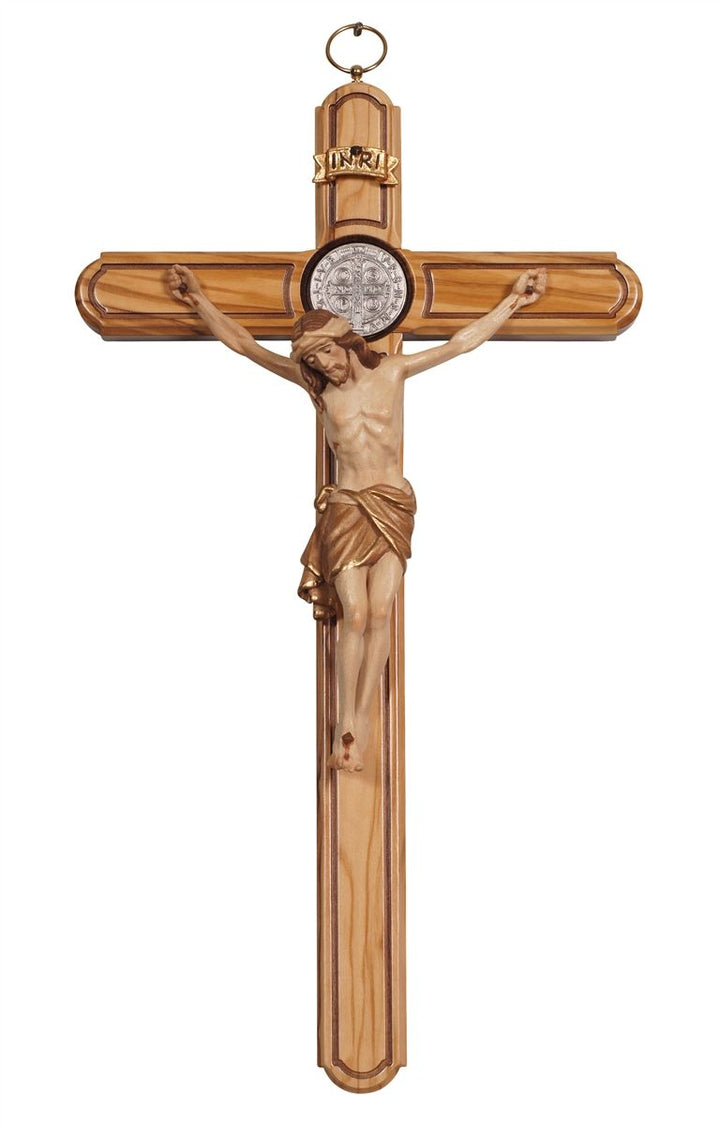 Cross St.Benedict Olive Tree with Corpus Siena