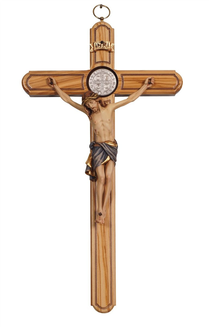 Cross St.Benedict Olive Tree with Corpus Siena