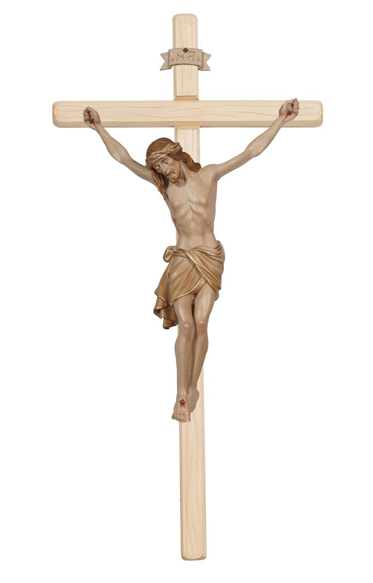 Siena Corpus on straight Beam Light Stain Cross