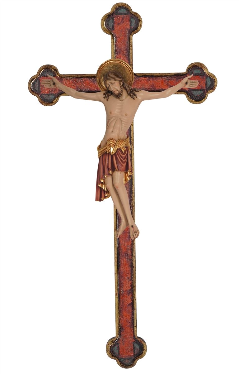 Corpus Cimabue Cross Baroque Dark Stained