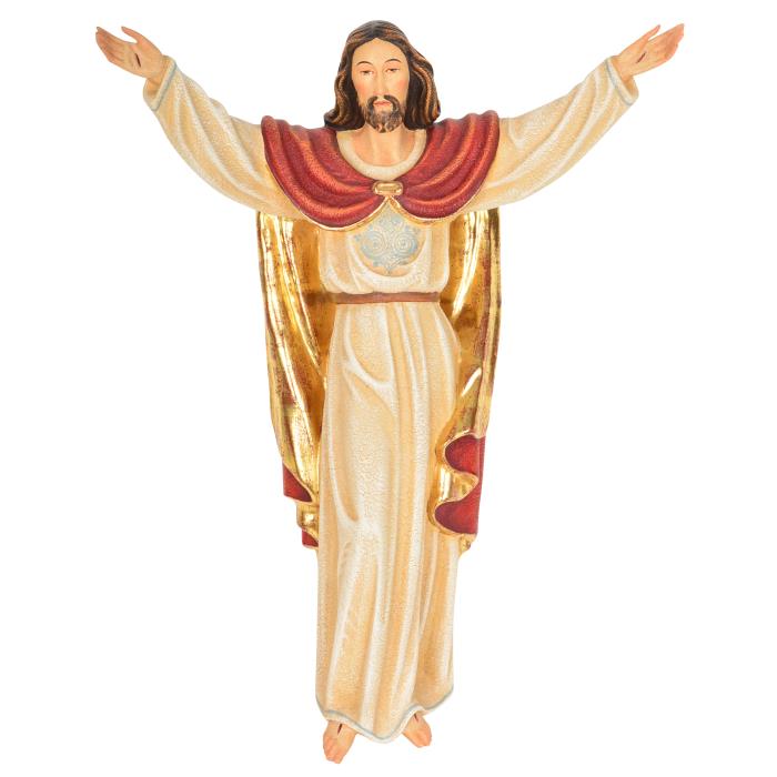 Christ Resurrected for Wall Figurine – Italian Wood Carvings