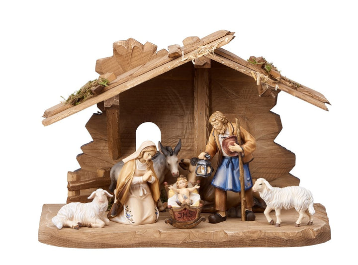 Heimatland Nativity sets - Tyrol stable for the Holy Family 7 or 9 piece sets