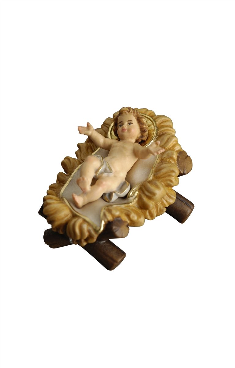 Mahlknecht Nativity Infant Jesus and Manger Separate