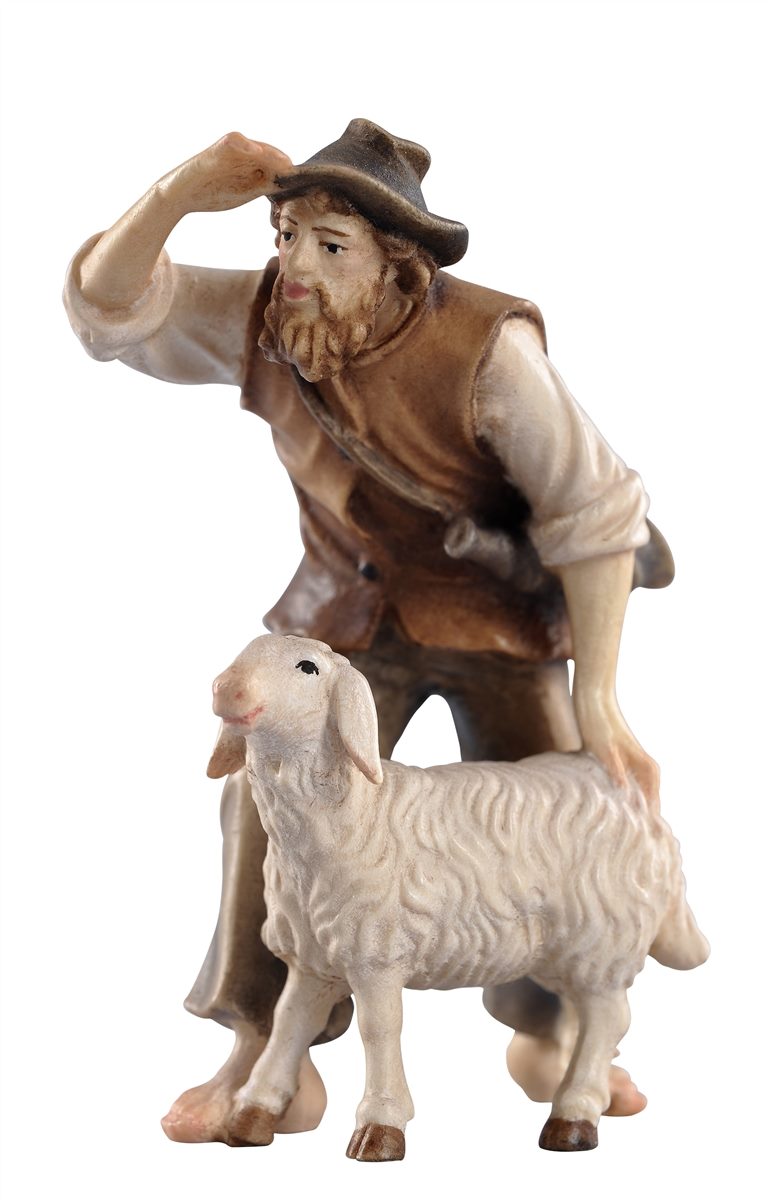 Kostner Nativity Scene Shepherd with Sheep