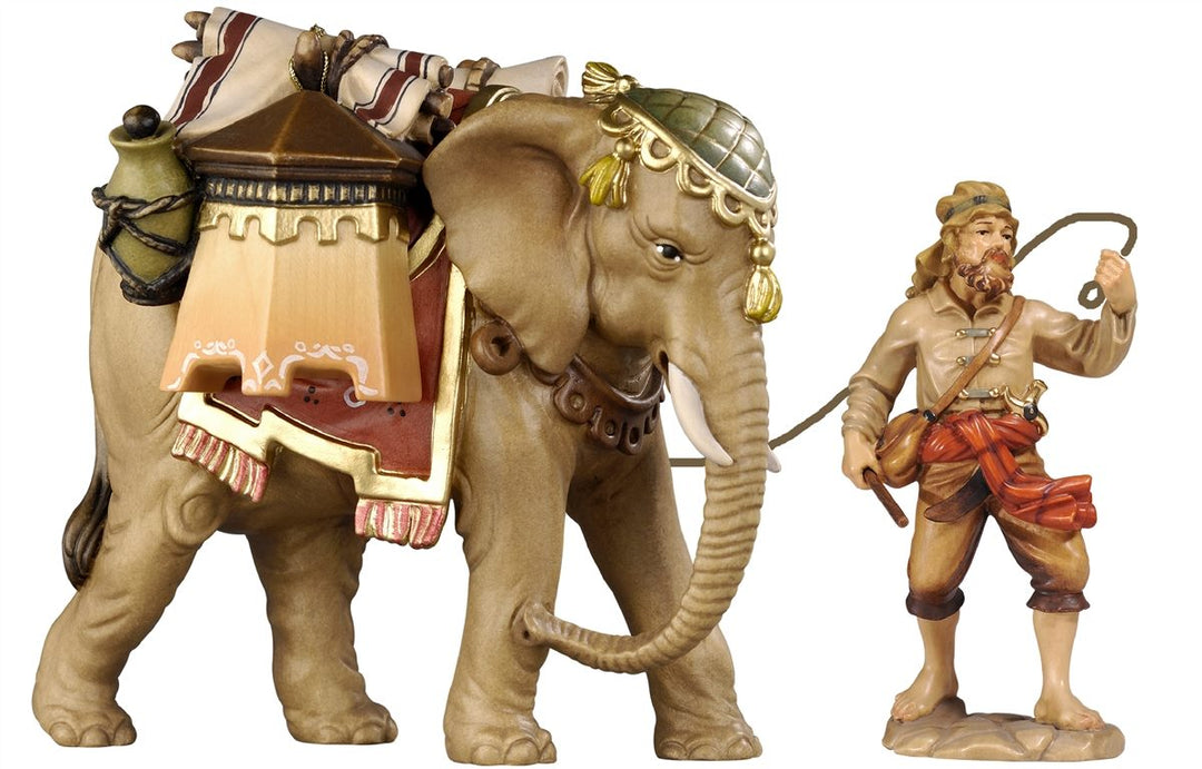 Kostner Nativity Scene Driver with Elephant and Luggage