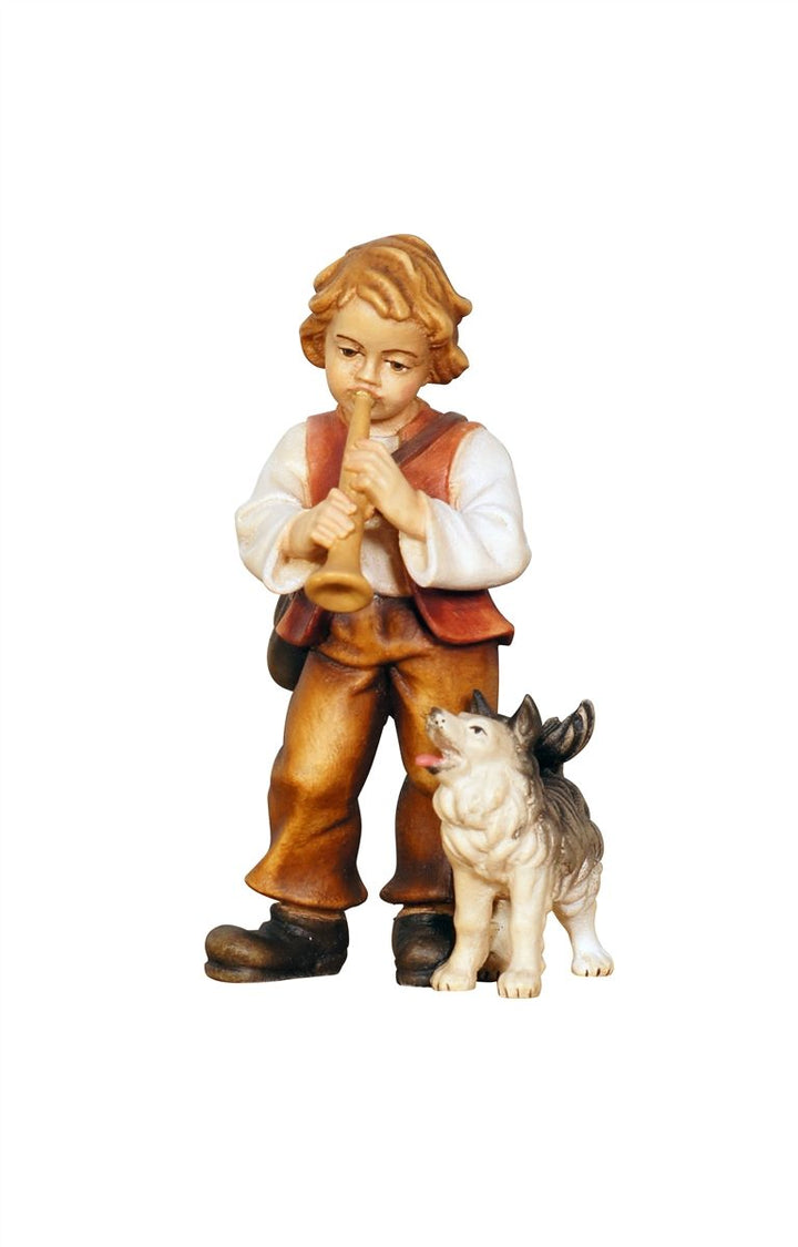 Kostner Nativity Scene Boy with Spitz figurine