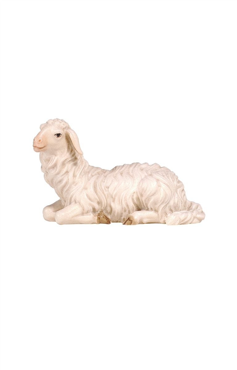 Kostner Nativity Scene Sheep Lying and Looking Left 5" One Available and Ready to Ship