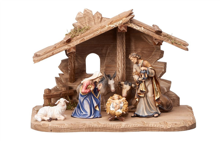 Kostner Nativity set - Tyrol stable for Holy Family 7, 8 or 10 Piece Sets