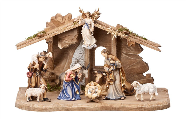 Kostner Nativity set - Tyrol stable for Holy Family 7, 8 or 10 Piece Sets