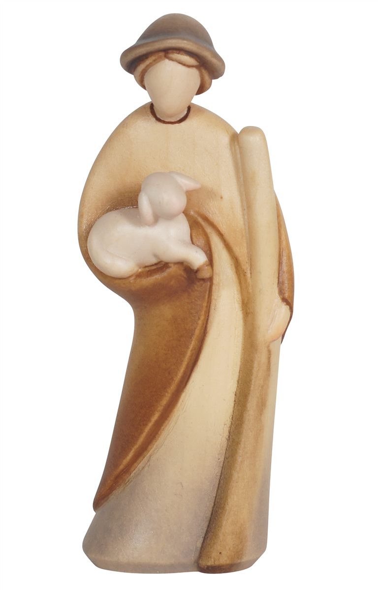 Leonardo Nativity Scene Shepherd with Stick and Lamb