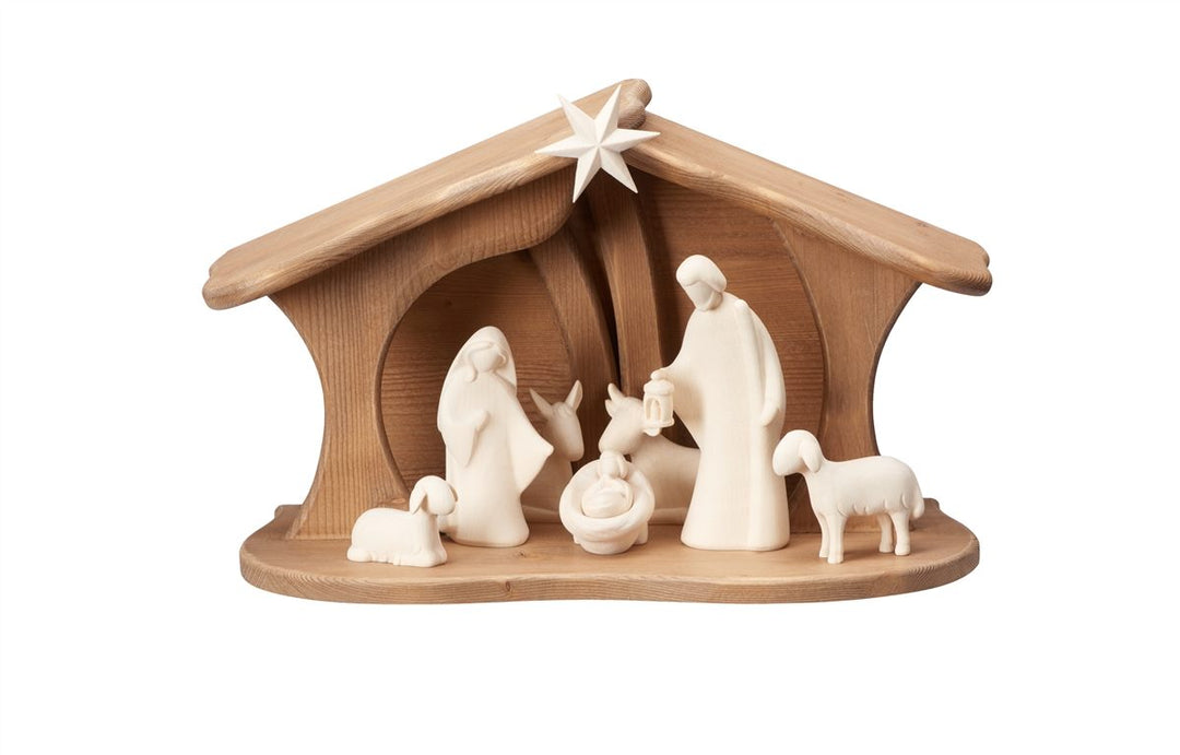 Leonardo Nativity Set Stable Luce for Holy Family 5 or 9 Piece Sets