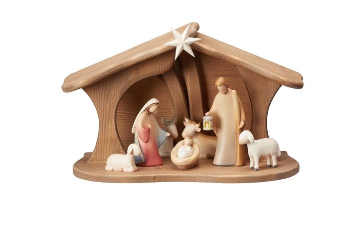 Leonardo Nativity Set Stable Luce for Holy Family 5 or 9 Piece Sets