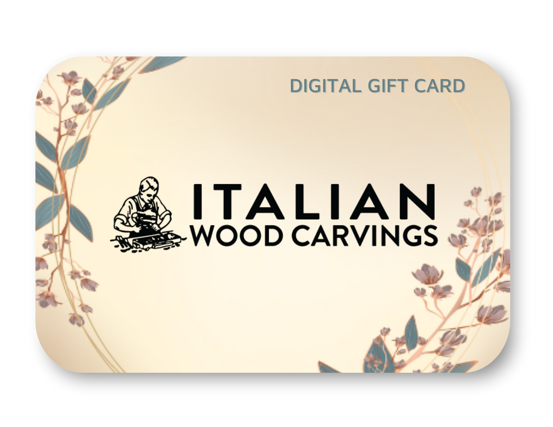 Italian Wood Carvings Digital Gift Card