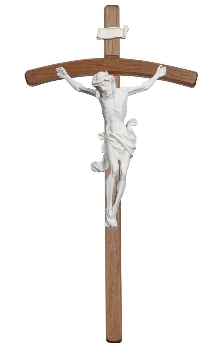 Leonardo Crucifix on Bent Cross Made from Resin