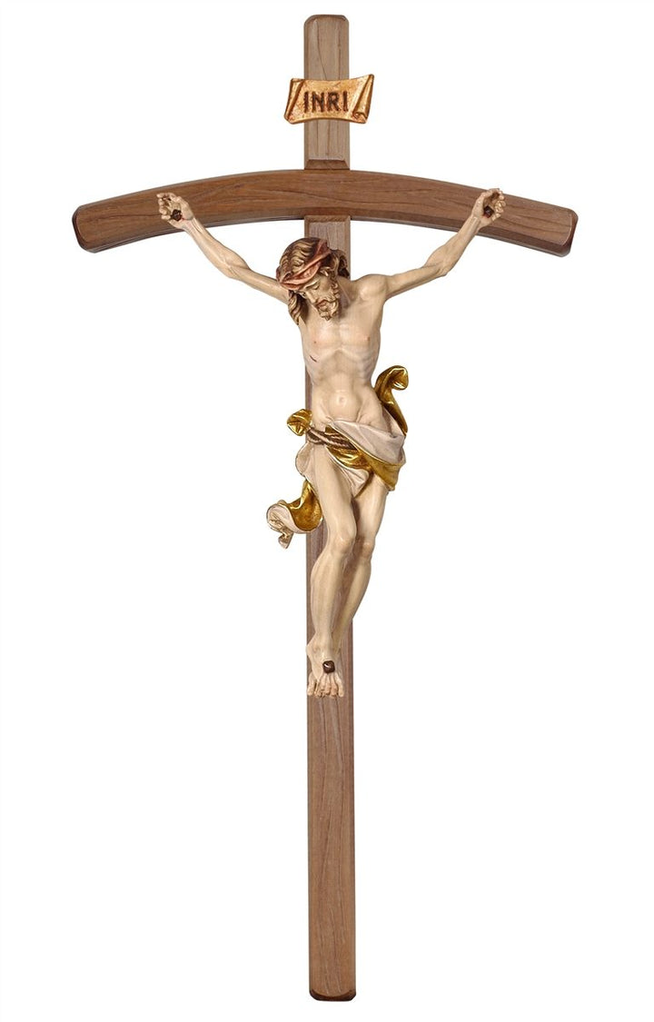 Leonardo Crucifix on Bent Cross Made from Resin
