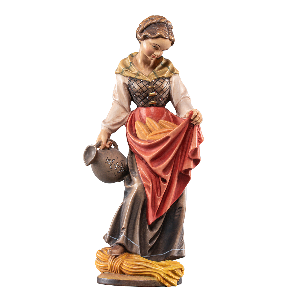 Saint Elizabeth with Bread and Jug Figurine