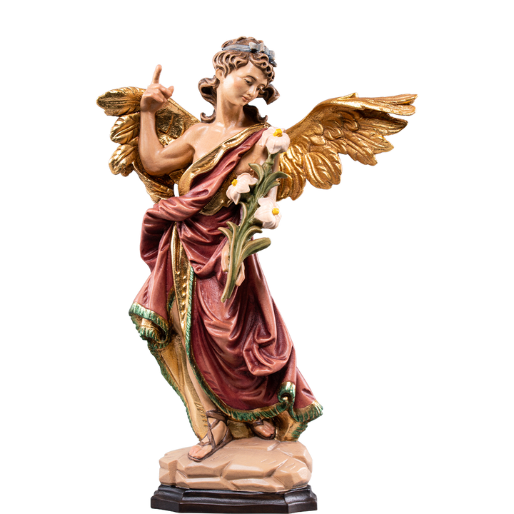 Saint Gabriel Archangel with Lily Figurine