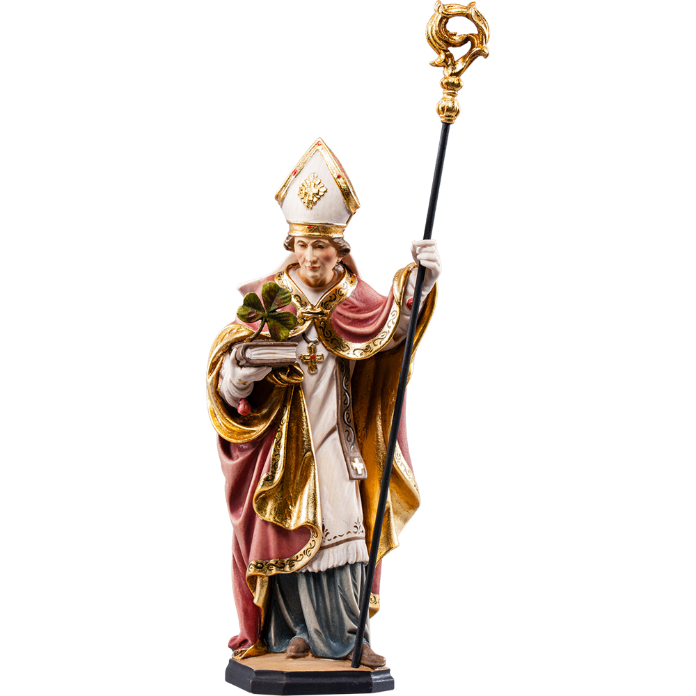 Saint Patrick of Ireland with Trefoil