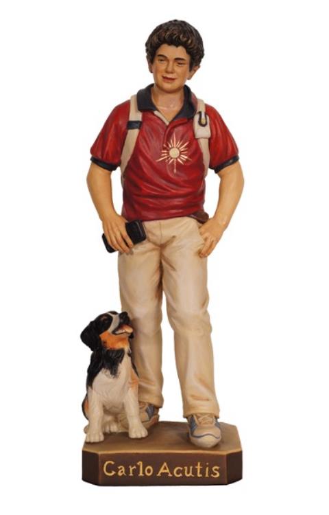 Carlo Acutis with Dog