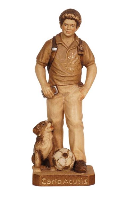 Carlo Acutis with Dog and Ball